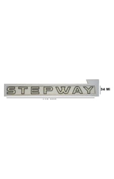 Stepway Şablonlu Sol On Kapı Bagaj Yazısı 3a 3d 3abs Stepway Şablonlu Sol On Kapı Bagaj Yazısı 3a 3d 3abs