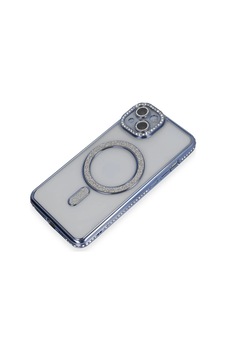 Sh Newface iPhone Uyumlu 13 Kılıf Joke Simli Magneticsafe Kılıf - Mavi Najmaddin Sh Newface iPhone Uyumlu 13 Kılıf Joke Simli Magneticsafe Kılıf - Mavi Najmaddin