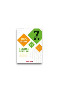 7. Sınıf Sosyal Bilgiler Tekrar Testleri Tudem Yayınları 7. Sınıf Sosyal Bilgiler Tekrar Testleri Tudem Yayınları