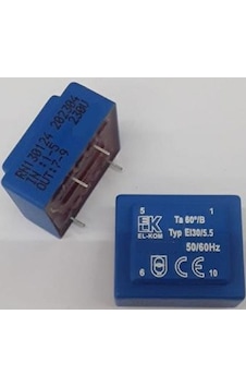 El-kom Rn130223 ,1.2va 220v/9v Pcb 4-pin Trafo