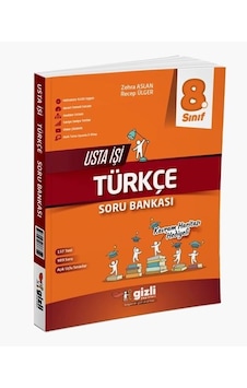 Gizli Yayınları 2025 8. Sınıf Türkçe Usta İşi Soru Bankası + Kavram Haritası Gizli Yayınları 2025 8. Sınıf Türkçe Usta İşi Soru Bankası + Kavram Haritası
