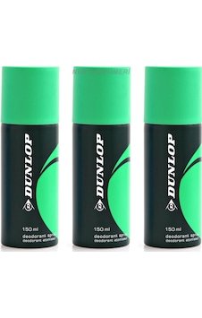 Dunlop Yeşil Erkek Sprey Deodorant 3 x 150 ML