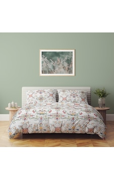 Cotton Collection Çift Kişilik Nevresim Takımı İznik Çok Renkli Cotton Collection Çift Kişilik Nevresim Takımı İznik Çok Renkli