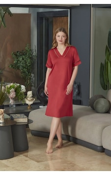 Angbutik Aqua 26691 Ev Elbisesi Kırmızı Angbutik Aqua 26691 Ev Elbisesi Kırmızı