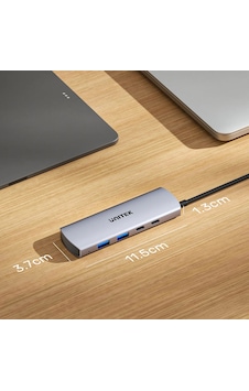Unıtek Uhub Q4 4 Port 10gbps Usb-c Hub H1112dgy01 Unıtek Uhub Q4 4 Port 10gbps Usb-c Hub H1112dgy01