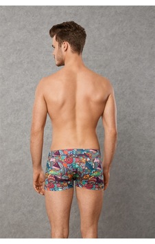 Mode Cool Doreanse Patchwork, Desenli Erkek Boxer 1807 Çok Renkli Mode Cool Doreanse Patchwork, Desenli Erkek Boxer 1807 Çok Renkli