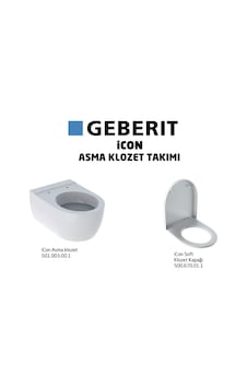 Geberit iCon Soft Asma Klozet Takımı Geberit iCon Soft Asma Klozet Takımı