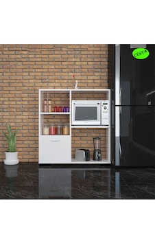 Mikro Dalga Dolabı Bolmeli Mutfak Dolabı Rarflı Dolap Ofis Dolabı Beyaz Mikro Dalga Dolabı Bolmeli Mutfak Dolabı Rarflı Dolap Ofis Dolabı Beyaz