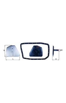 Mahle Hx162d Otomatik Şanzıman Yagı Fıltre Seti Bmw E65 E66 E67 E83 E53 E70 E71 E72 24117543550 Mahle Hx162d Otomatik Şanzıman Yagı Fıltre Seti Bmw E65 E66 E67 E83 E53 E70 E71 E72 24117543550