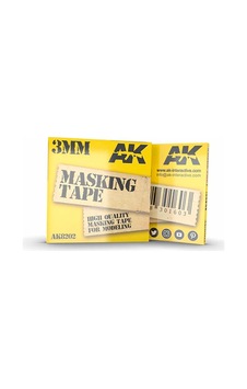 Ak 8202 3mm X 20 Metre Maskeleme Bandı Ak 8202 3mm X 20 Metre Maskeleme Bandı