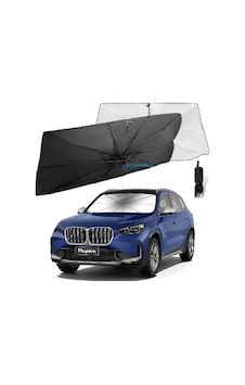 Mucit Home Araç İçi Ön Cam Güneşliği, Katlanabilir Şemsiye Şeklinde Otomobil Ön Cam Güneşliği
