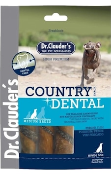 Dr. Clauder's Country Dental Balık Etli Köpek Ödül Maması 100 G Dr. Clauder's Country Dental Balık Etli Köpek Ödül Maması 100 G