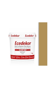 Meşe Ecedekor Ahşap Dolgu Macunu Kova 1000gr 1 KG Meşe Ecedekor Ahşap Dolgu Macunu Kova 1000gr 1 KG
