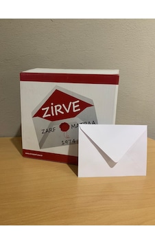 Davetiye Zarfları 13x18 110 Gram 1.hamur Üçgen 500 Adet