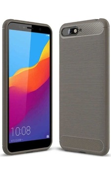 Huawei Y6 2018 Kılıf Zore Room Silikon Kapak Gri Huawei Y6 2018 Kılıf Zore Room Silikon Kapak Gri