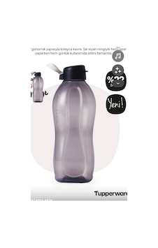 Tupperware Eco Şişe 2 Litre Siyah