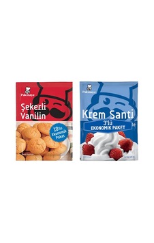 5 Adet Pakmaya Krem Şanti & Şekerli Vanilin 10 X 5 G