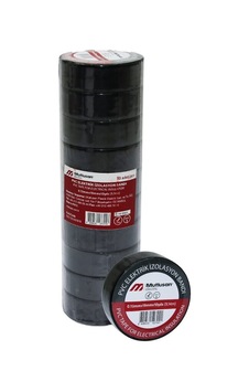 Mutlusan Pvc İzolasyon Elektrik Bantı 9.14mm 0.13x19x10yds Siyah Bandı Lüx - 10'li Paket Mutlusan Pvc İzolasyon Elektrik Bantı 9.14mm 0.13x19x10yds Siyah Bandı Lüx - 10'li Paket
