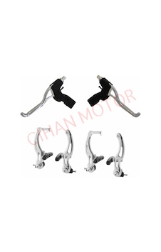 V Brake Fren Takımı Krom + Alüminyum Kollu 3 Parmak V Brake Fren Takımı Krom + Alüminyum Kollu 3 Parmak
