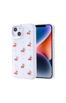 Apple Uyumlu iPhone 14 Kılıf Airbag Tasarımlı Simli Şeffaf Zore Kutup Kapak - Kiraz Şeffaf Şeffaf Apple Uyumlu iPhone 14 Kılıf Airbag Tasarımlı Simli Şeffaf Zore Kutup Kapak - Kiraz Şeffaf Şeffaf