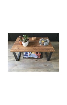 Orta Sehpa ,masif Rustik Sehpa ,dekoratif Sehpa 55x90 Cm Sehpa002 Kahverengi Kahverengi