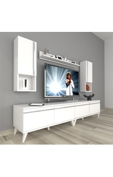 Decoraktiv Eko 5220ta Mdf Retro Tv Ünitesi Tv Sehpası Beyaz Decoraktiv Eko 5220ta Mdf Retro Tv Ünitesi Tv Sehpası Beyaz
