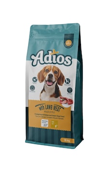 Adios Kuzu Etli Yetişkin Köpek Maması 15 KG