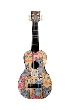 Hawaiian U202-cat Çocuk Gitarı - Kedi Figürlü Eğitim - 30 İnç Hawaiian U202-cat Çocuk Gitarı - Kedi Figürlü Eğitim - 30 İnç