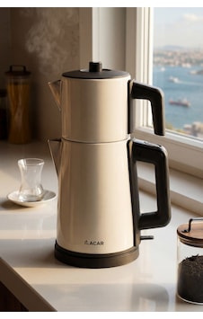 Ultimate Pro Tea Max İnox Çay Makinesi Mat