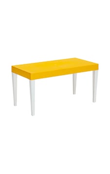 Junior Dikdörtgen Ergonomik Konforlu Kreş Çocuk Masası - Sarı Junior Dikdörtgen Ergonomik Konforlu Kreş Çocuk Masası - Sarı