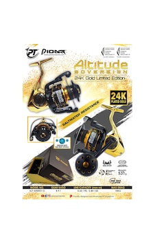 Pioneer Altitude Sovereign 24k Gold Limited Edition Alt-6000sv-g Jig Makinesi Pioneer Altitude Sovereign 24k Gold Limited Edition Alt-6000sv-g Jig Makinesi