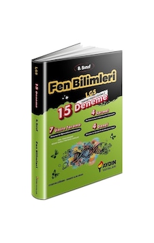 LGS 8. Sınıf Fen Bilimleri 15 Deneme- Aydın Yayınları LGS 8. Sınıf Fen Bilimleri 15 Deneme- Aydın Yayınları