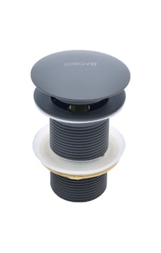 Creavit Sf030.anm Lavabo Sifon Başlığı Pop-up Taşmasız - Antrasit Mat Creavit Sf030.anm Lavabo Sifon Başlığı Pop-up Taşmasız - Antrasit Mat