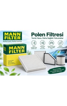 Mann-fılter Standart Polen Filtresi Alfa Romeo Giulia 2.0 Turbo 280 Hp 2017-2026 Uyumlu Mann-fılter Standart Polen Filtresi Alfa Romeo Giulia 2.0 Turbo 280 Hp 2017-2026 Uyumlu