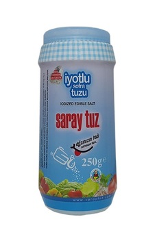Saray Tuz İyotlu Sofra Tuzu Tuzluklu 250 G