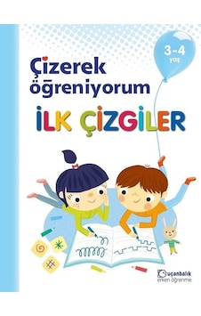 Çizerek Öğreniyorum-İlk Çizgiler 3-4 Yaş- Uçanbalık Yayıncılık Çizerek Öğreniyorum-İlk Çizgiler 3-4 Yaş- Uçanbalık Yayıncılık