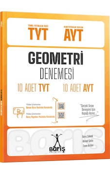 Barış Yayınları 2025 Tyt Ayt Geometri 10 Tyt + 10 Ayt Denemesi Barış Yayınları 2025 Tyt Ayt Geometri 10 Tyt + 10 Ayt Denemesi