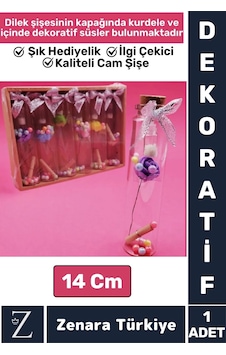 Yüksek Kaliteli Dekoratif Hediyelik Sevgili Çift Sevgililer Günü Tanışma Yıldönümü 6'lı Dilek Şişesi Yüksek Kaliteli Dekoratif Hediyelik Sevgili Çift Sevgililer Günü Tanışma Yıldönümü 6'lı Dilek Şişesi