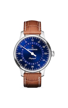 Meistersinger Perigraph 38mm Sunburst Blue Bm1108 Metalik Meistersinger Perigraph 38mm Sunburst Blue Bm1108 Metalik