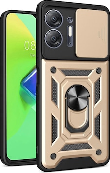 Newface - 147 - İnfinix Hot 30 5g Kılıf Pars Lens Yüzüklü Silikon - Csmo-tex - - Gold Newface - 147 - İnfinix Hot 30 5g Kılıf Pars Lens Yüzüklü Silikon - Csmo-tex - - Gold