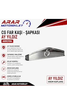 Cg Far Kaşı-şapkası-ay Yıldız-arr3194 Nikel