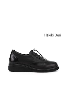 Gönderir Kadın Siyah Dolgu Taban Hakiki Deri Ayakkabı Ddza80042989 Gönderir Kadın Siyah Dolgu Taban Hakiki Deri Ayakkabı Ddza80042989