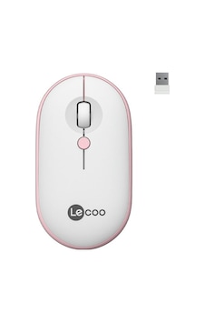 Lecoo, Ws212 Kablosuz Optic 1600dpi Pembe Mouse Lecoo, Ws212 Kablosuz Optic 1600dpi Pembe Mouse
