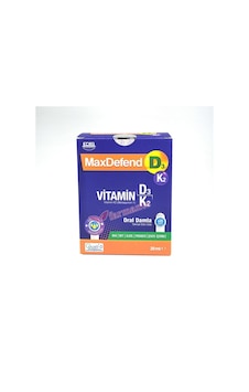 Maxdefend Vitamin D3K2 Oral 20 Ml Damla Maxdefend Vitamin D3K2 Oral 20 Ml Damla