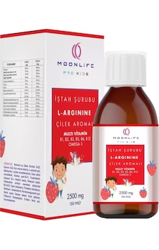 Moon Life L-Arginine Multivitamin Omega 3 İştah Şurubu Çilek Arom