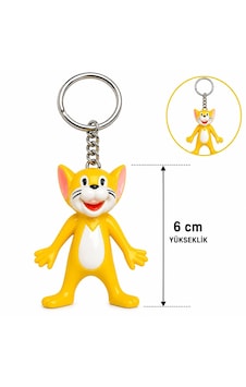 Sevimli Sarı Kedi Figürlü Anahtarlık 6 Cm Altın Sevimli Sarı Kedi Figürlü Anahtarlık 6 Cm Altın