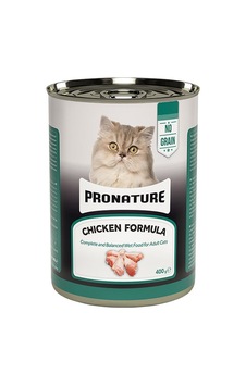 Pronature Tahılsız Tavuklu Ezme Konserve Yetişkin Kedi Maması 400 G