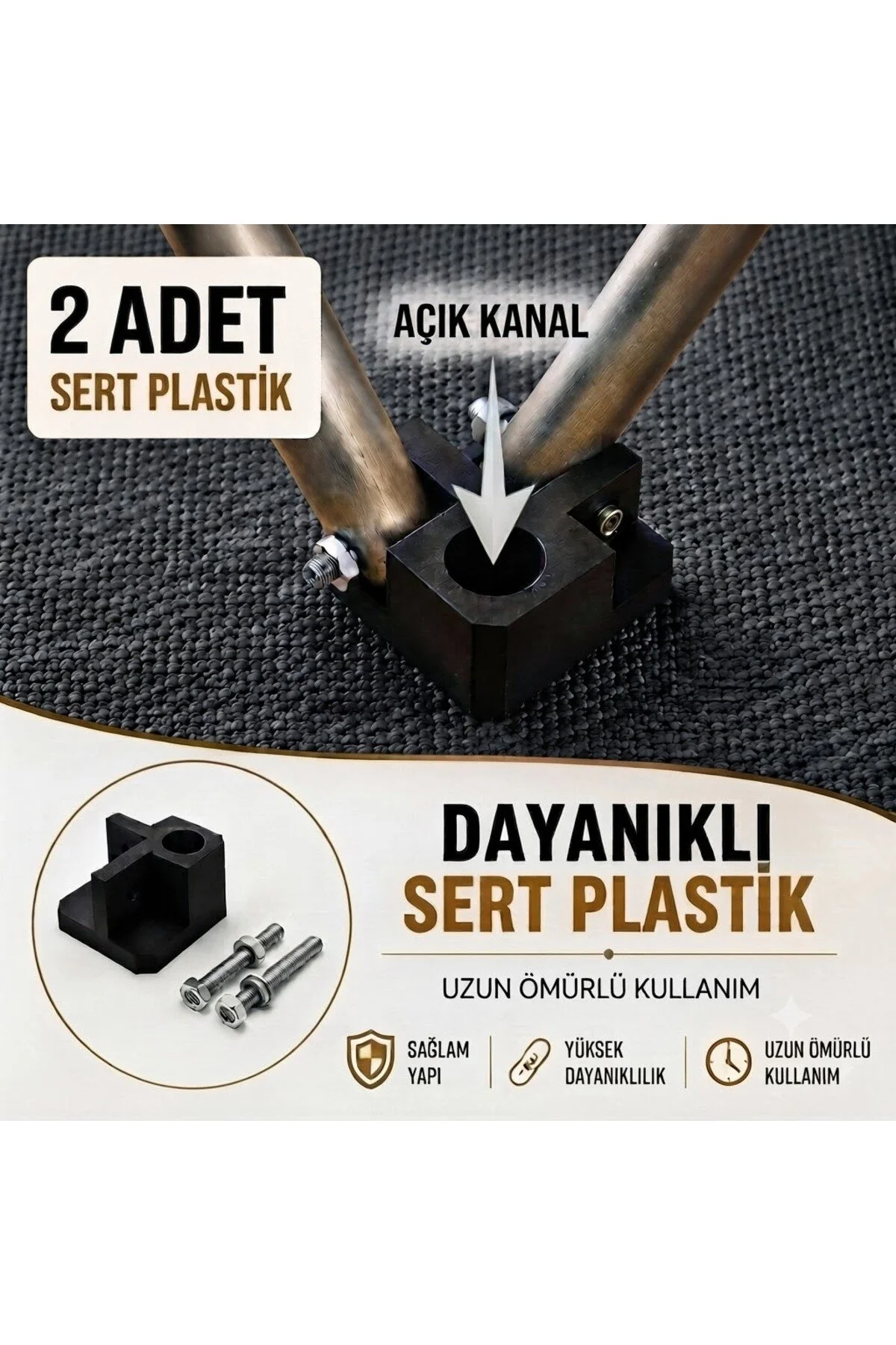 Açık Kanallı Katlanır Kamp Sandalye Ve Masa Plastik Ayak Bağlantı Aparatı 2 Adet Açık Kanallı Mat Siyah Açık Kanallı Katlanır Kamp Sandalye Ve Masa Plastik Ayak Bağlantı Aparatı 2 Adet Açık Kanallı Mat Siyah