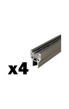 Cam Balkon 8 Mm Alüminyum Fitil Büyük H 4 Adet 0-150 Cm Cam Balkon 8 Mm Alüminyum Fitil Büyük H 4 Adet 0-150 Cm