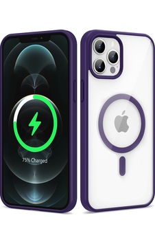Apple Uyumlu iPhone 12 Pro Max Uyumlu Magsafe Wireless Şarj Özellikli Silikon Zore Ege Kılıf-derin Mor Derin Mor - Apple Uyumlu iPhone 12 Pro Max Uyumlu Magsafe Wireless Şarj Özellikli Silikon Zore Ege Kılıf-derin Mor Derin Mor -